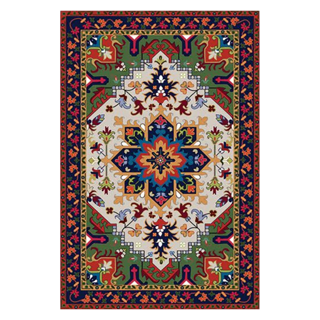 فرش مخمل نادی طرح سنتی کد o138