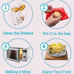 کیسه پخت سریع سیب زمینی