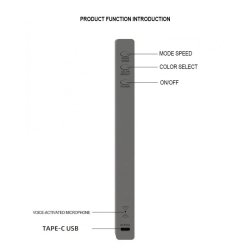 رقص نور اکولایزر حساس به صدا مدل RGB LED