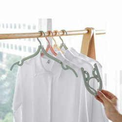 چوب لباسی مسافرتی تاشو قابل حمل بسته 2 عددی